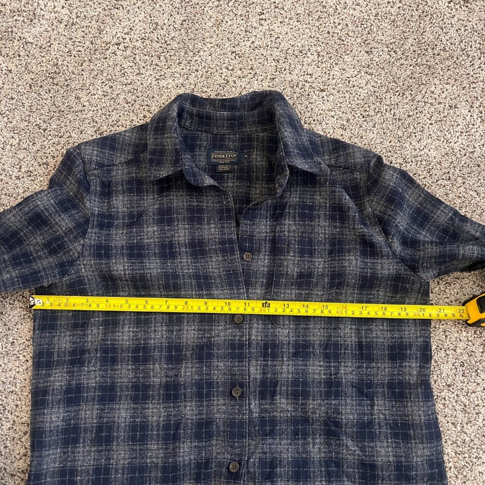Pendleton 100% Virgin Wool Button-Down Lodge Shir… - image 6